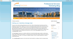 Desktop Screenshot of professionalservicesmarketing.shapingbusiness.com