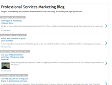 Tablet Screenshot of professionalservicesmarketing.shapingbusiness.com